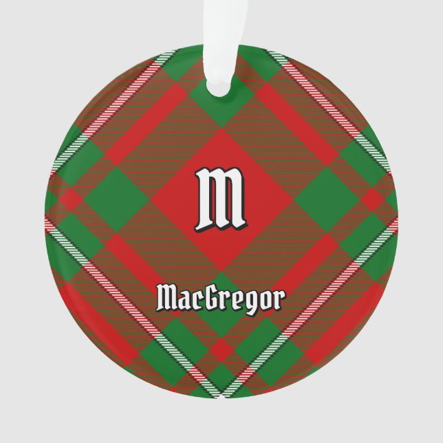 Adorno Clan Gregor Tartan Ornament (Anverso)