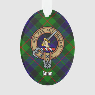 Adorno Clan Gunn Escudo Ornament