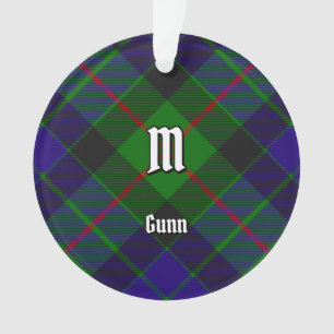Adorno Clan Gunn Tartan Ornament