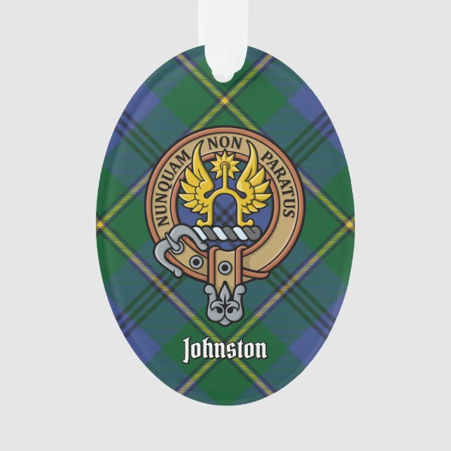 Adorno Clan Johnston Escudo Ornament (Anverso)