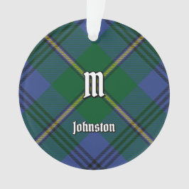 Adorno Clan Johnston Tartan Ornament