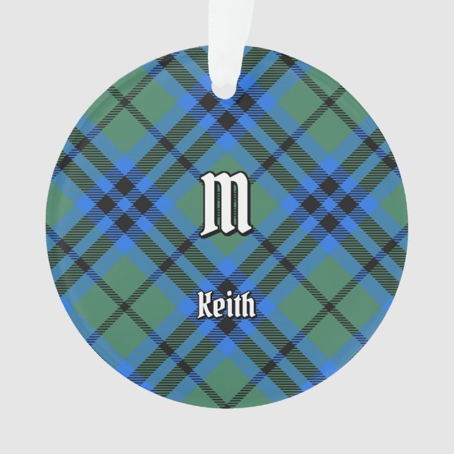 Adorno Clan Keith Tartan Ornament (Anverso)