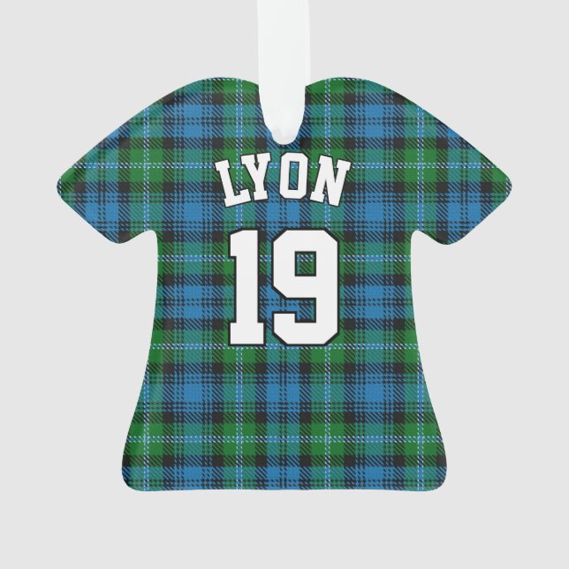 Adorno Clan Lyon Tartan Navidades Jersey (Reverso)