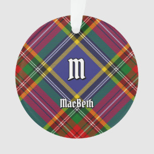 Adorno Clan MacBeth Tartan Ornament