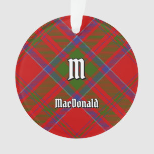 Adorno Clan MacDonald de Keppoch Tartan Ornament