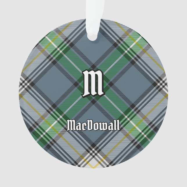 Adorno Clan MacDowall Tartan (Anverso)