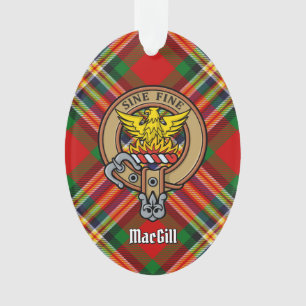 Adorno Clan MacGill Escudo por Tartán Ornament
