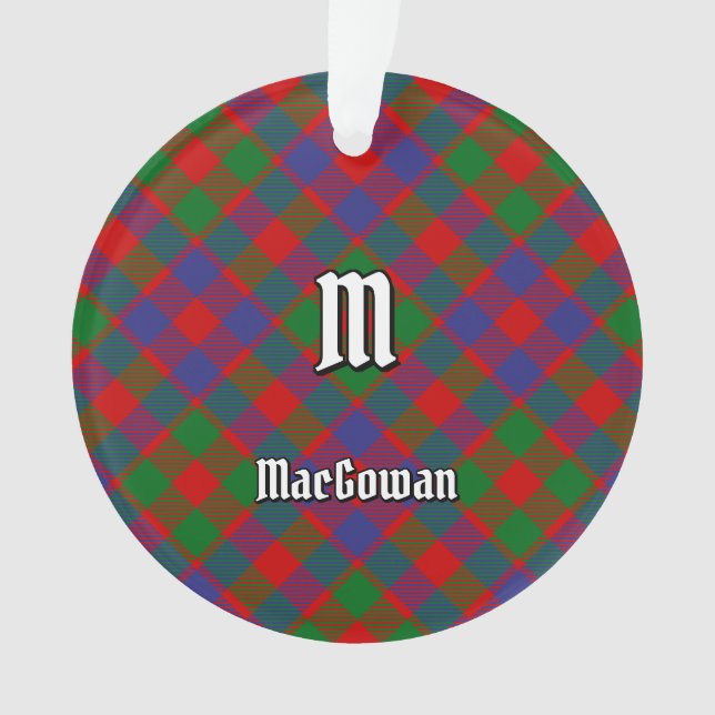 Adorno Clan MacGowan Tartan (Anverso)