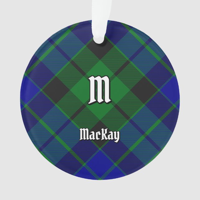 Adorno Clan MacKay Tartan (Anverso)