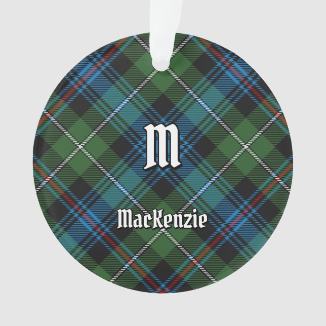 Adorno Clan MacKenzie Tartan Ornament (Anverso)