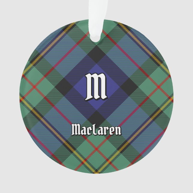 Adorno Clan MacLaren Tartan (Anverso)