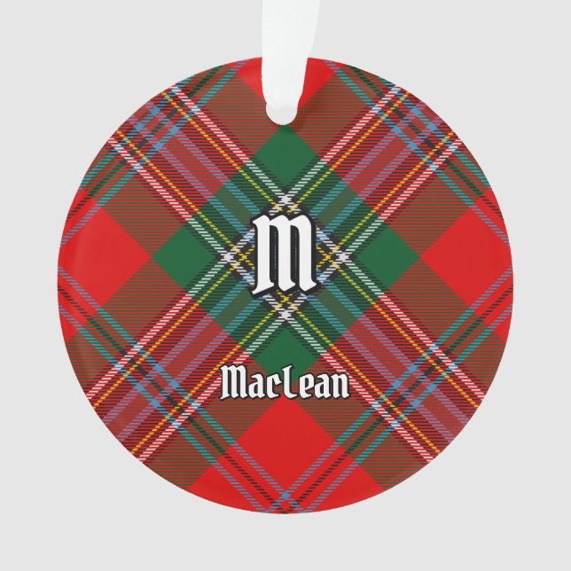 Adorno Clan MacLean Tartan (Anverso)