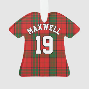 Adorno Clan Maxwell Tartan Navidades Jersey