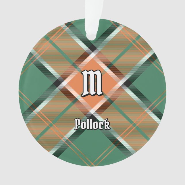 Adorno Clan Pollock Tartan Ornament (Anverso)