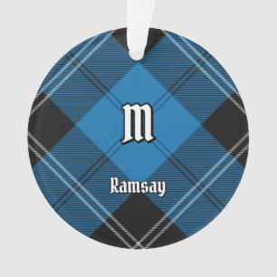 Adorno Clan Ramsay Blue Hunting Tartán