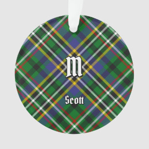 Adorno Clan Scott Green Tartan Ornament