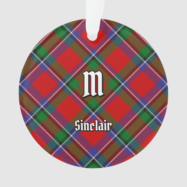 Adorno Clan Sinclair Tartan (Anverso)
