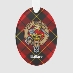 Adorno Clan Wallace Escudo Ornament