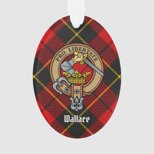 Adorno Clan Wallace Escudo Ornament (Anverso)