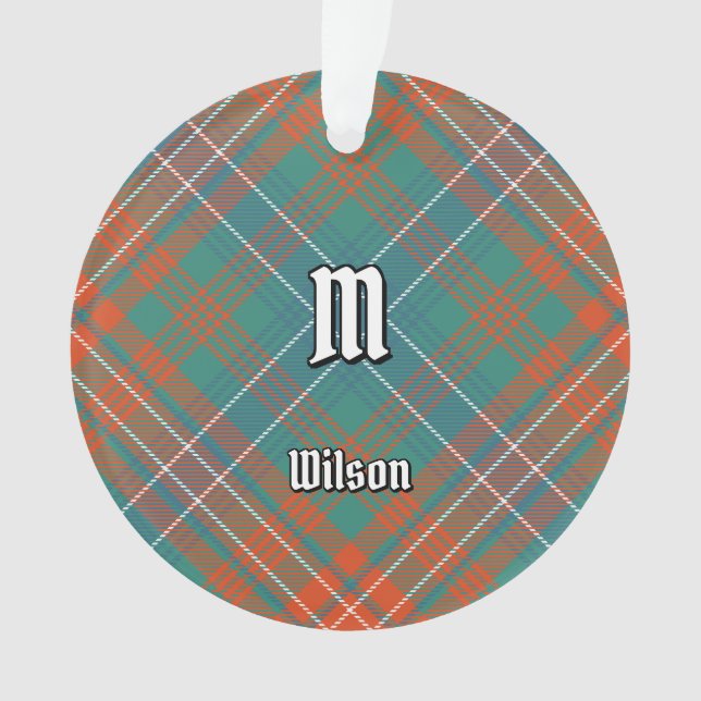 Adorno Clan Wilson Ancient Tartán (Anverso)