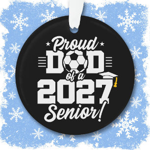 Adorno Clase de 2027 Graduación de Secundaria Fútbol Orgu