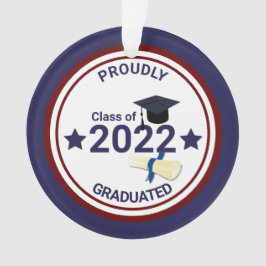 Adorno Clase elegante de año de graduación de 2022