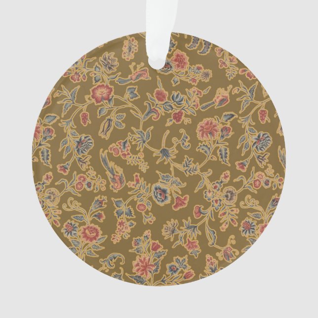 Adorno Clásico Flor Bonito Chintz Diseño floral suave (Anverso)
