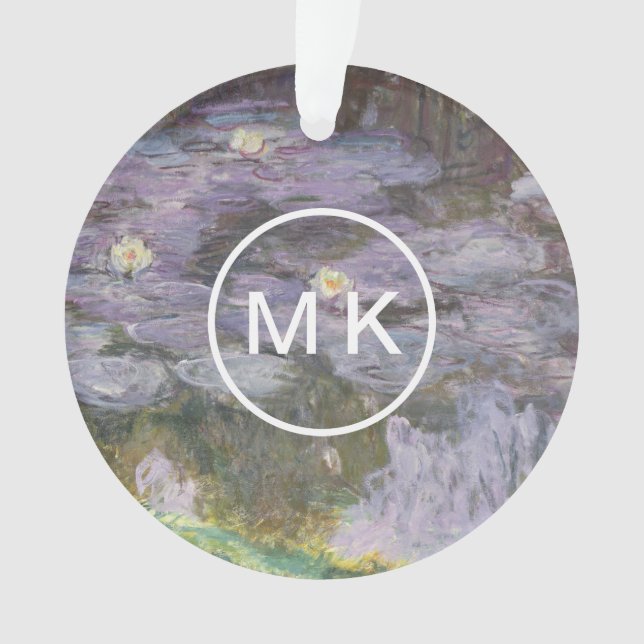 Adorno Claude Monet el | Waterlilies (Anverso)