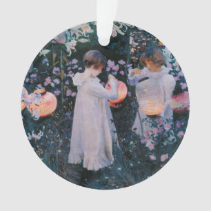 Adorno Clavel Lirio Lirio Rosa de John Singer Sargent