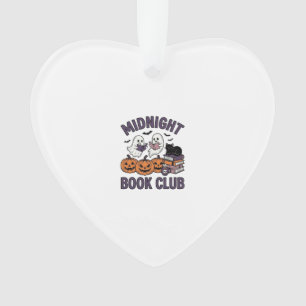 Adorno Club de lectura de Halloween de Medianoche Diseño_