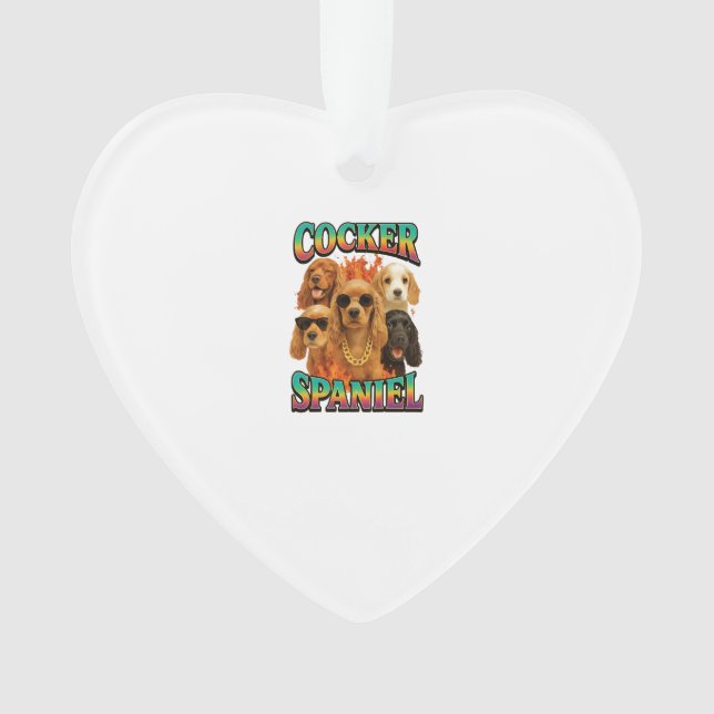 Adorno Cocker Spaniel  (Anverso)