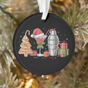 Adorno Cóctel de Navidad Espresso Martini Fiesta de Bebid