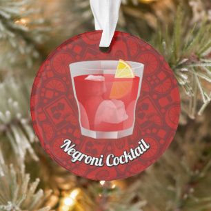 Adorno Cóctel Negroni