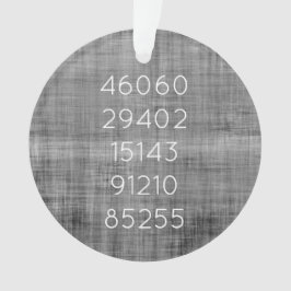 Adorno Código postal Historial de movimiento Nuevo NOMBRE