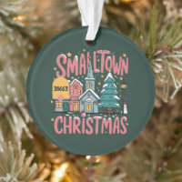 Código postal personalizado Pequeño pueblo Navidad