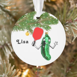 Adorno Coleccionable Personalizado de Pickleball