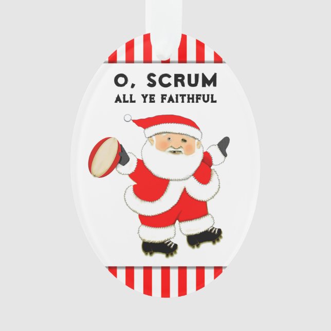 Adorno Coleccionable Personalizado de Rugby (Anverso)