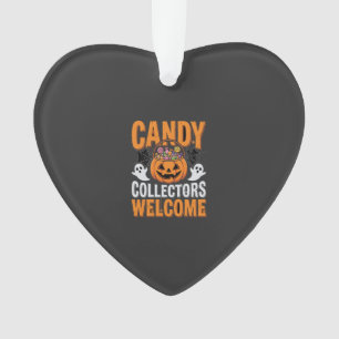 Adorno Coleccionistas de Dulces Bienvenidos Calabaza de H