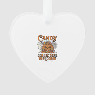 Adorno Coleccionistas de Dulces Bienvenidos Calabaza Fant