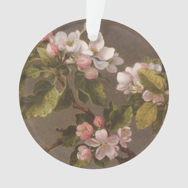 Adorno Colibrí y flores de Apple (Anverso)