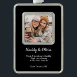 Adorno Collage de fotos moderno de los mejores amigos | N<br><div class="desc">Los mejores amigos de la foto moderna adorno de Navidad, </div>