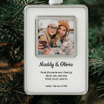 Adorno Collage de fotos moderno de los mejores amigos | N<br><div class="desc">Los mejores amigos de la foto moderna adorno de Navidad, </div>