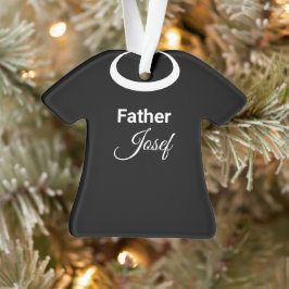 Adorno Collar clérigo de sacerdotes parroquiales