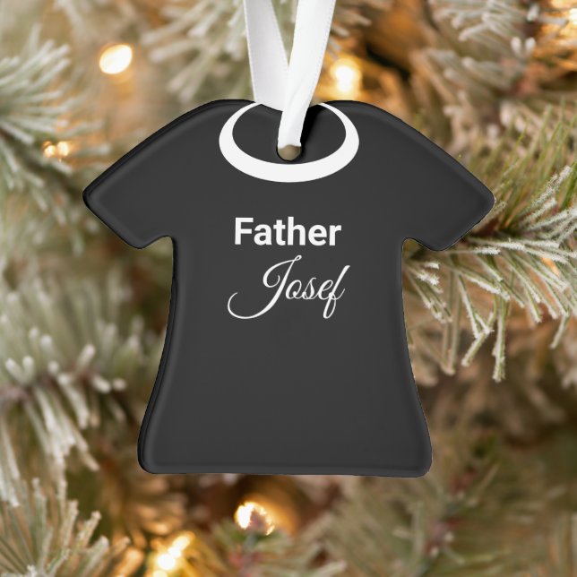 Adorno Collar clérigo de sacerdotes parroquiales (Árbol)