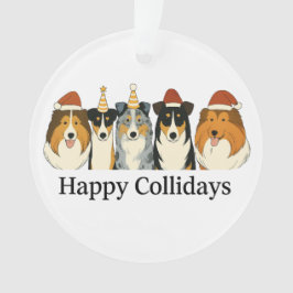 Adorno Collie Christmas Ornament 
