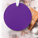 Adorno Color sólido azul índigo | Clásica | Elegante<br><div class="desc">Color sólido azul índigo | Clásica | Elegante | Trendy | Elegante | Regalo</div>