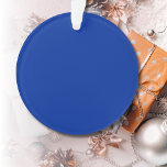 Adorno Color sólido de cobalto eléctrico | Clásico Elegan<br><div class="desc">Color sólido de cobalto eléctrico | Sombras azules | Clásica | Elegante | Trendy | Elegante | Regalo</div>