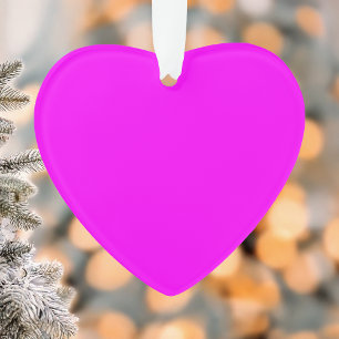 Adorno Color sólido fucsia Clásico Elegante