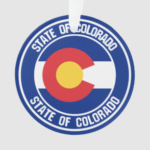 Adorno Colorado Round Emblem