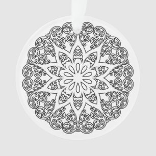 Adorno Colorea tu propio MANDALA - Libro de colorear DIY
